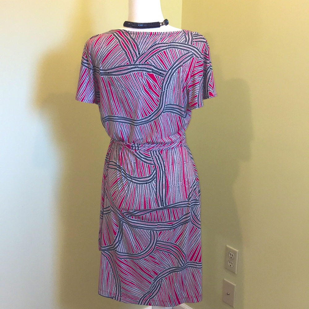 🍎 212 Collection Belted Wrap Dress - Medium - Picture 2 of 7